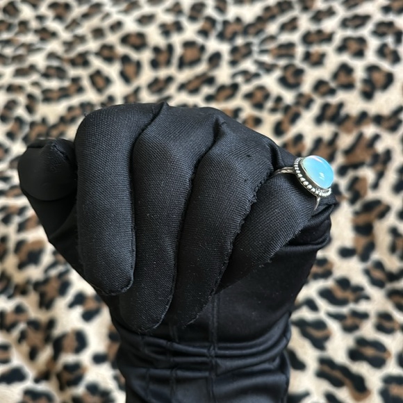 Sterling Silver MOONSTONE Ring 925 Vintage Handmade Rainbow Moonstone 6 Jewelry - Picture 12 of 15